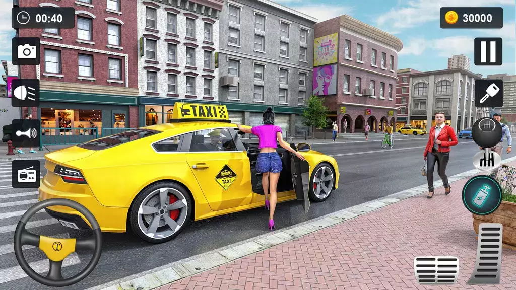 Taxi Simulator 3D - Taxi Games स्क्रीनशॉट 0