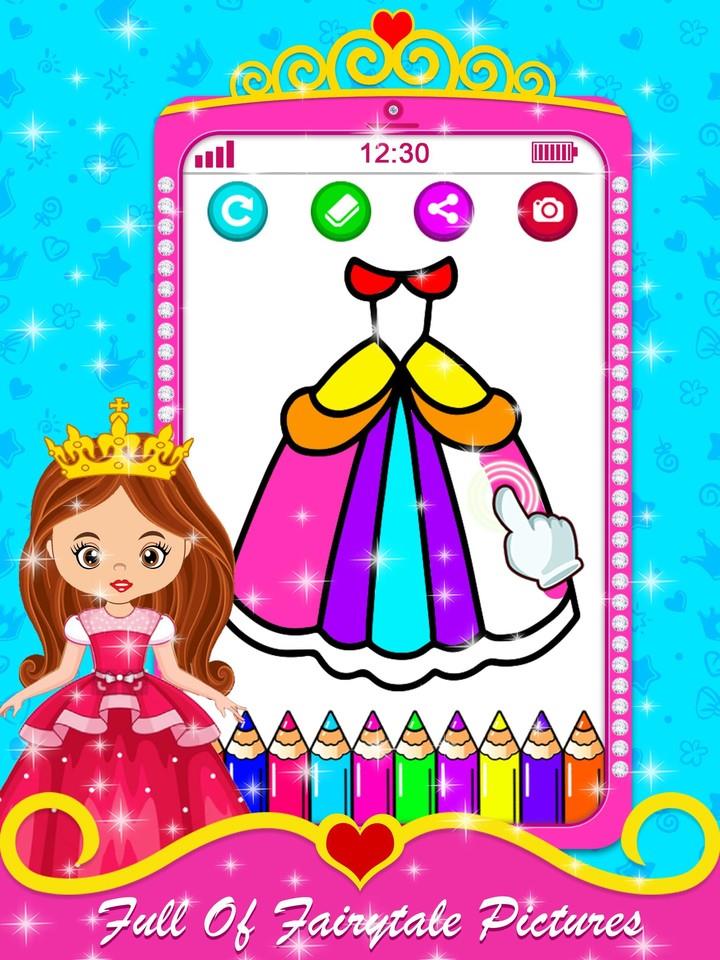 Princess Baby Phone Games Ekran Görüntüsü 1