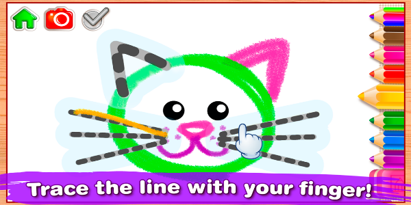 Bini Drawing for Kids Games Screenshot 2