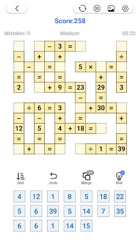 Math Number: Cross Math Puzzle 스크린샷 3