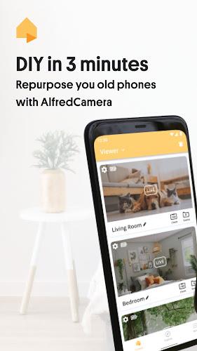 AlfredCamera Home Security app Zrzut ekranu 0