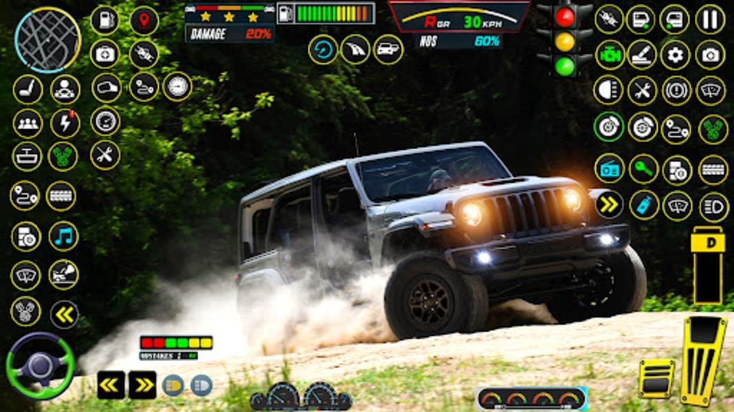 US Suv Jeep Driving: 4x4 Games Schermafbeelding 1