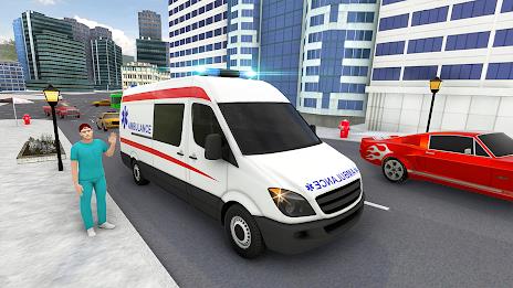 Ambulance Simulator Car Driver Captura de tela 2