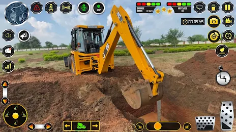 Snow Excavator Construction 3D スクリーンショット 0