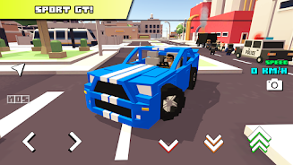 Blocky Car Racer - racing game স্ক্রিনশট 0