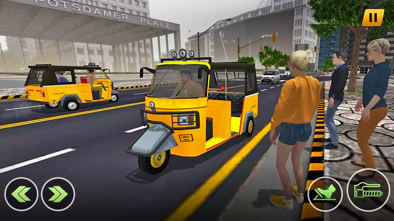 Tuk Tuk Rickshaw Auto Driving Schermafbeelding 0