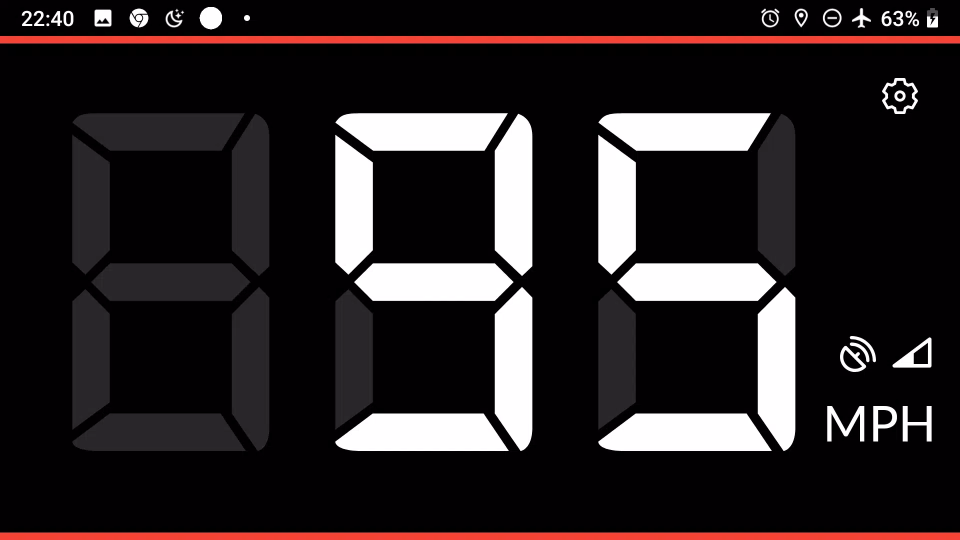 GPS Speedometer स्क्रीनशॉट 1