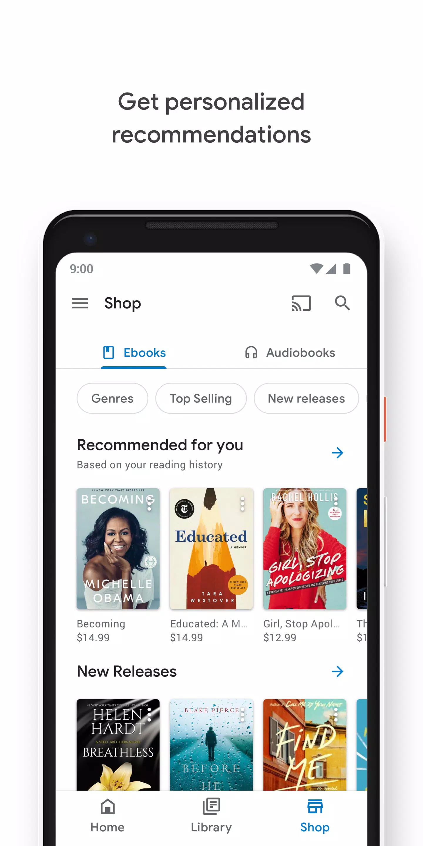 Google Play Books ဖန်သားပြင်ဓာတ်ပုံ 0