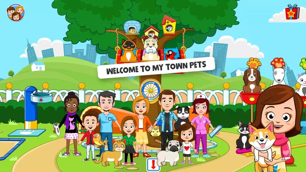 Schermata My Town: Pet games & Animals 0