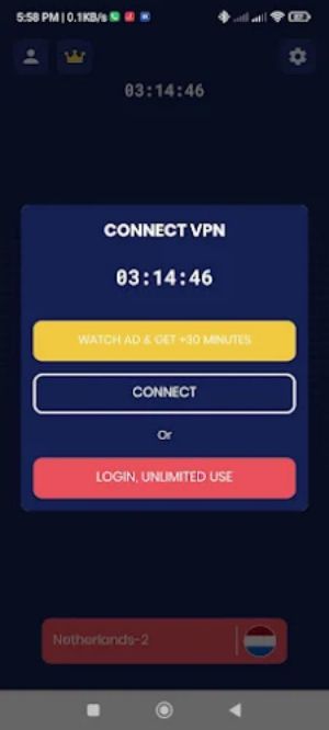 IRSPEEDY VPN Fast & Private ဖန်သားပြင်ဓာတ်ပုံ 1