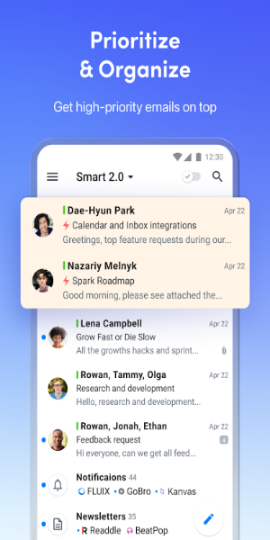 Spark Mail Screenshot 2