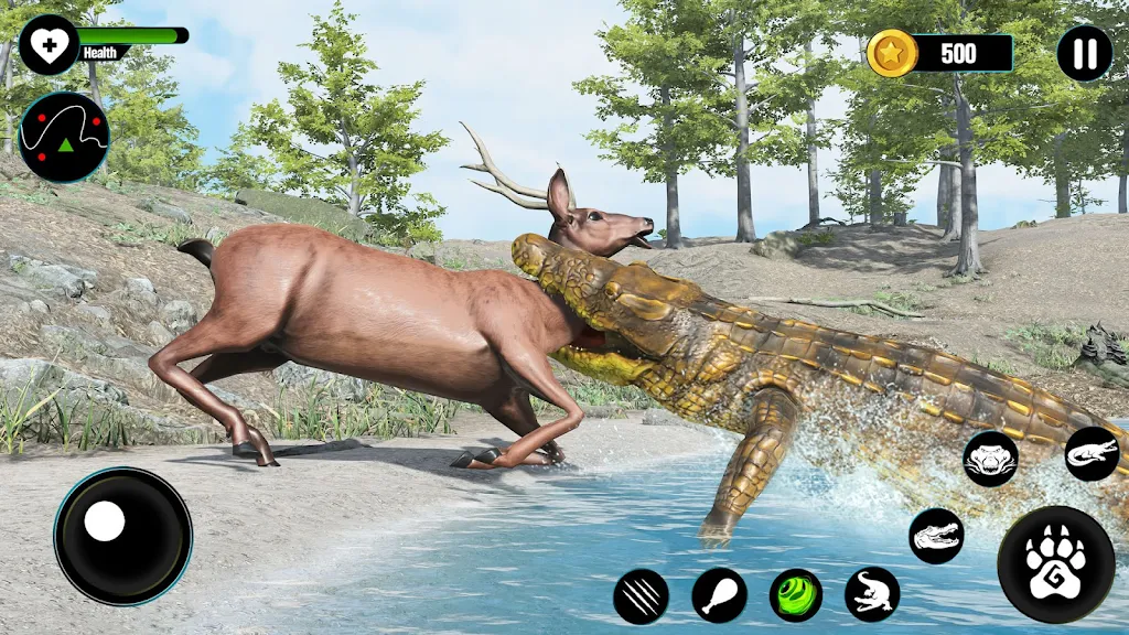 Crocodile Attack Animal games Screenshot 0