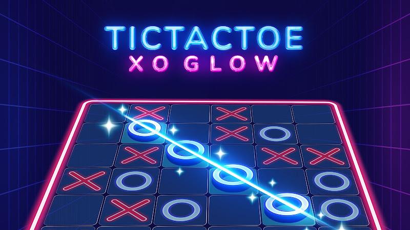 Tic Tac Toe - XO Glow स्क्रीनशॉट 0