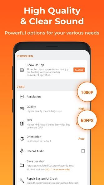 Screen Recorder - XRecorder Mod স্ক্রিনশট 2