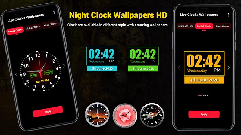 Smart Digital Clock Wallpapers应用截图第2张