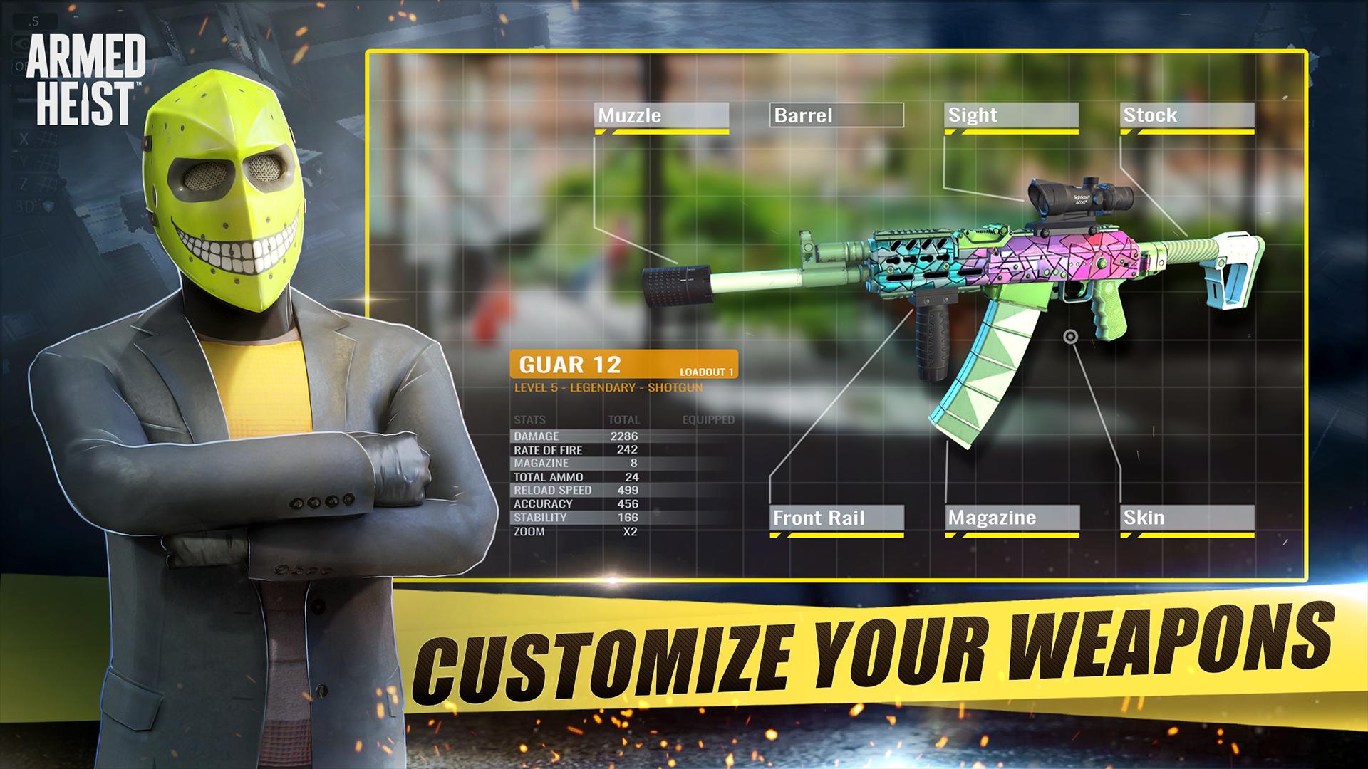 Armed Heist: TPS-Shooter Screenshot 2
