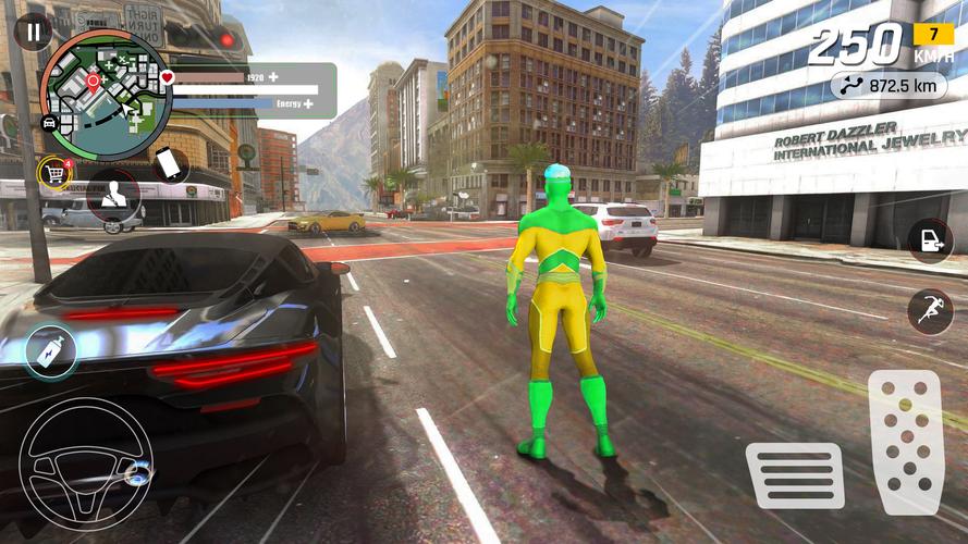 Super Rope Hero: Crime City Скриншот 1