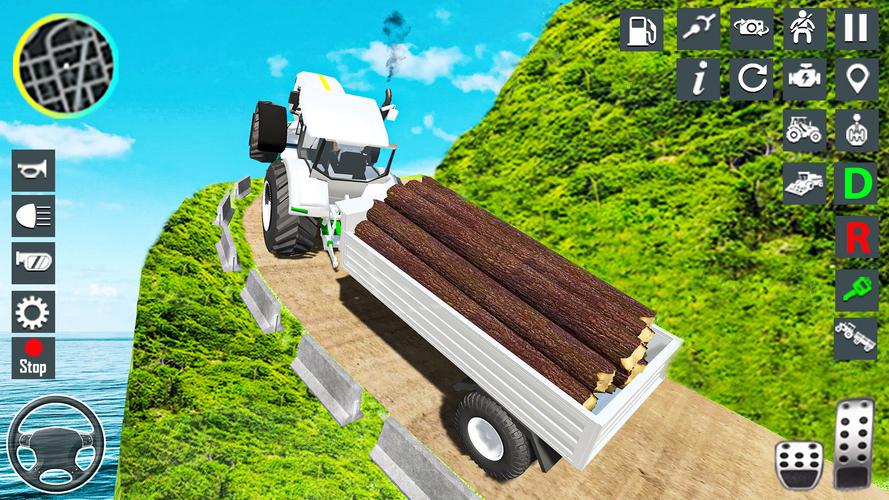 Tractor Driving Tractor Game 스크린샷 0