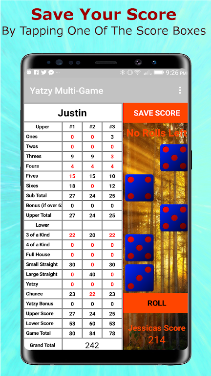 Yatzy Multi-Game Edition ဖန်သားပြင်ဓာတ်ပုံ 2