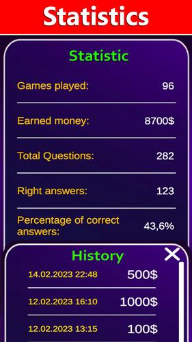 Millionaire - Quiz 2025 Tangkapan skrin 3