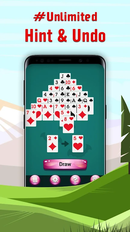 Pyramid - Classic Solitaire Screenshot 2