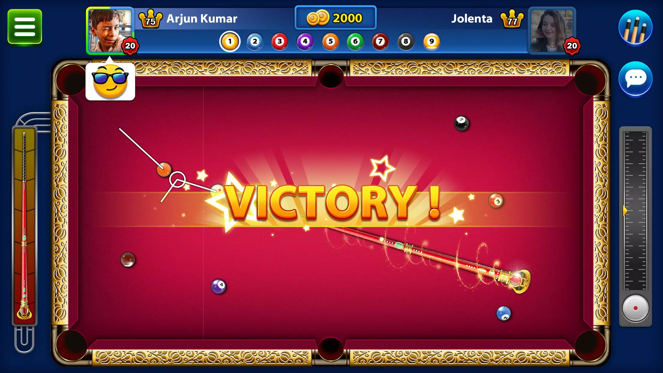 8 Ball & 9 Ball Pool Ảnh chụp màn hình 1