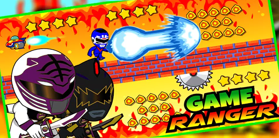 Superheroes Dino Rangers Dash 스크린샷 0