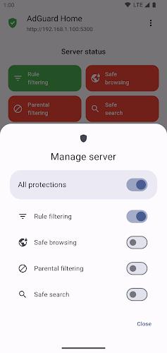 AdGuard Home Manager Captura de pantalla 1