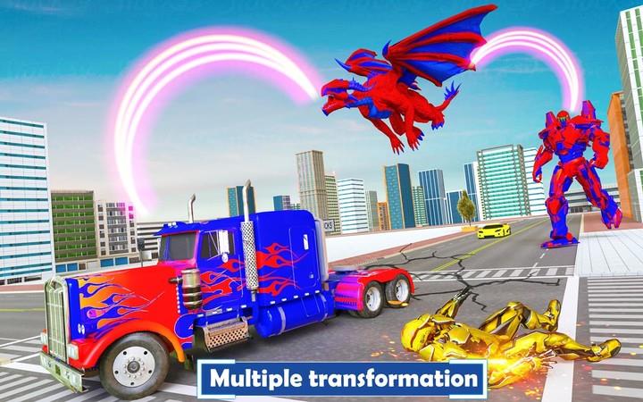 Dragon Robot Truck Transform Capture d'écran 1