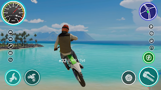 Schermata Bike Stunt Race 3D 0