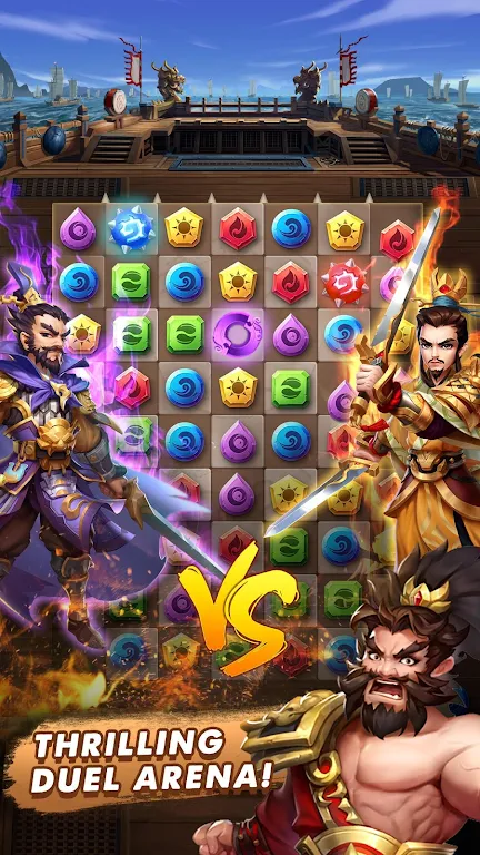 Schermata Three Kingdoms & Puzzles: Matc 2