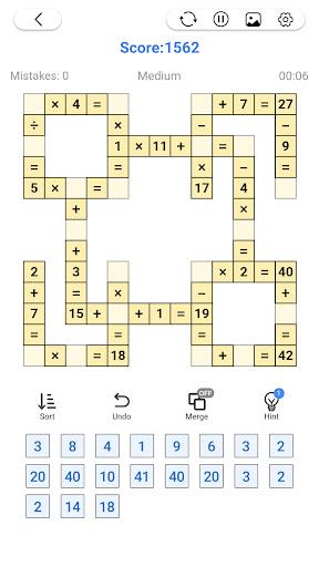 Math Number: Cross Math Puzzle Capture d'écran 2