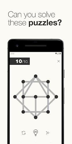 1Line & dots. Puzzle game. ภาพหน้าจอ 1