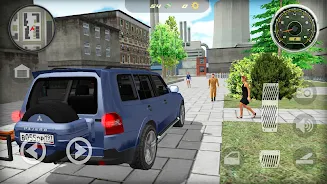 Offroad Pajero Car Simulator Tangkapan skrin 0