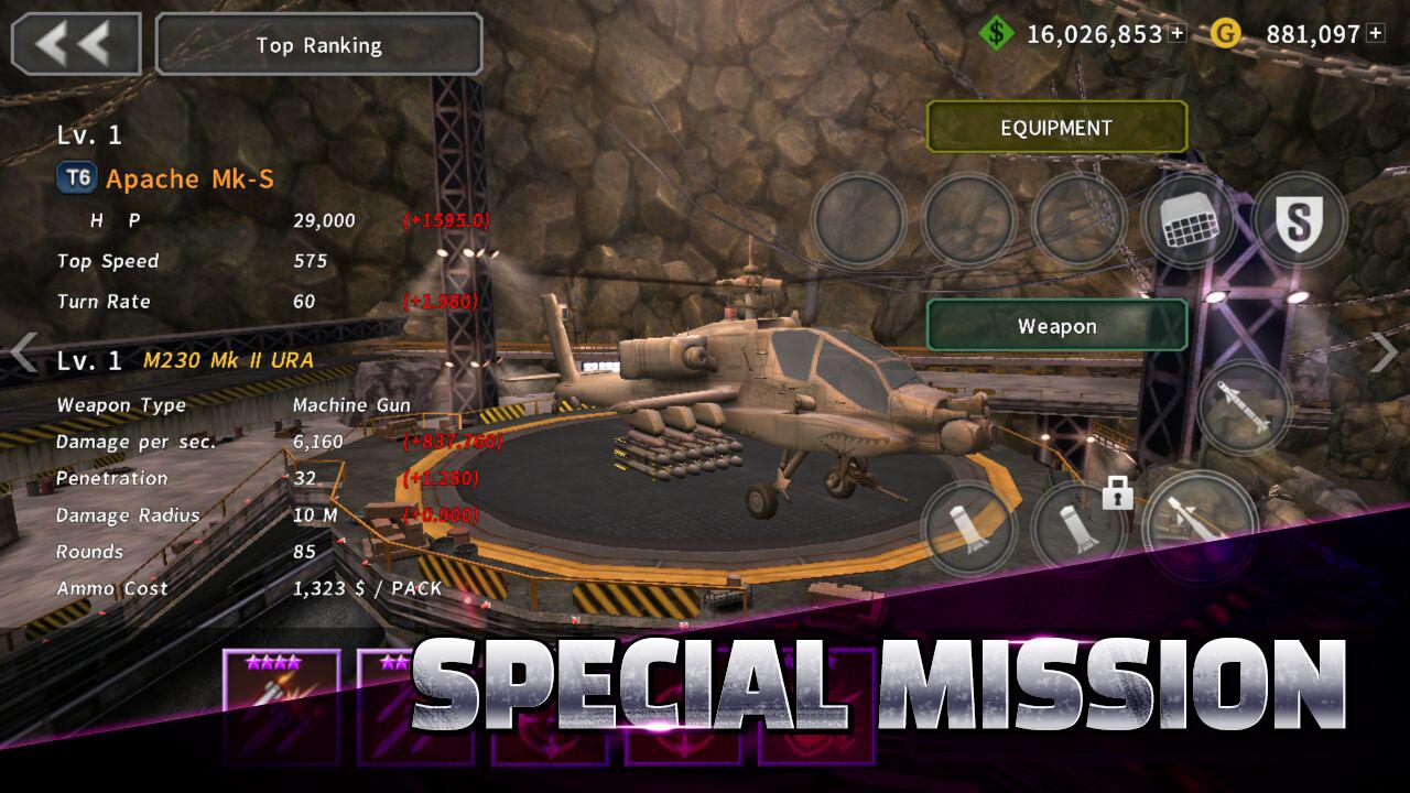 GUNSHIP BATTLE: Helicopter 3D Screenshot 2