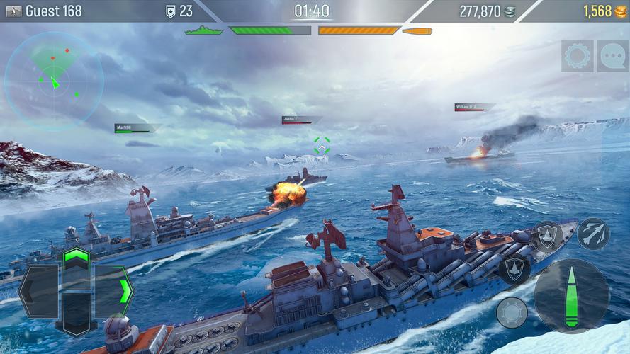Naval Armada: Корабли по сети Скриншот 3
