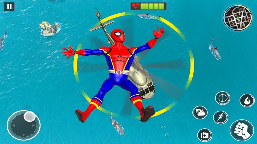 Robot Spider Hero Spider Games Schermafbeelding 3