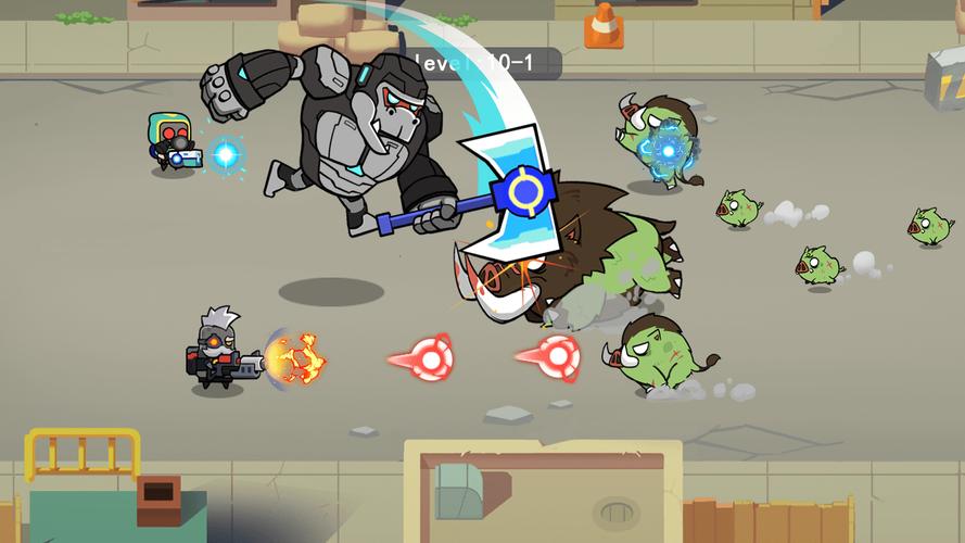 Merge Mech vs. Zombie Brawl Screenshot 3