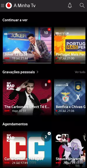 TV Vodafone Schermafbeelding 1