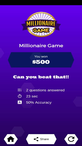 Millionaire Game - Trivia Quiz Schermafbeelding 0