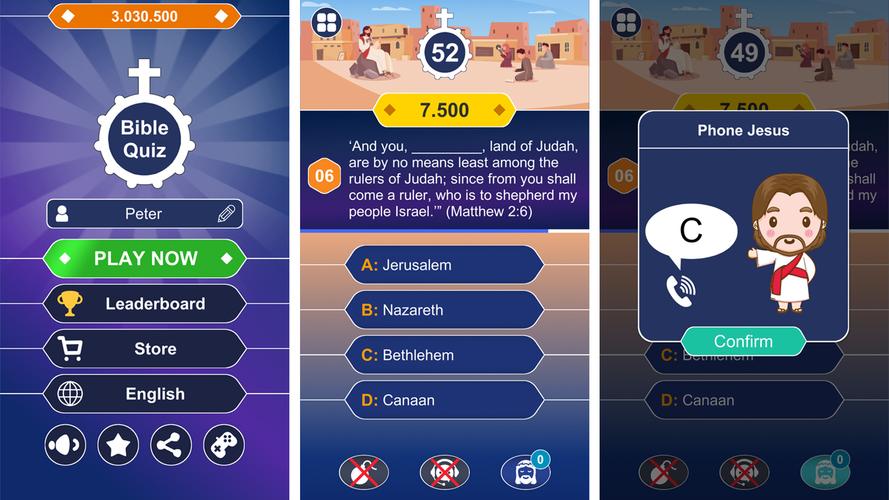 Daily Bible Trivia: Quiz Games ภาพหน้าจอ 0