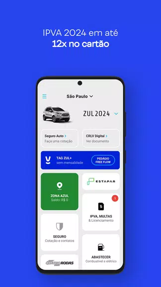 Zul+ Zona Azul SP, IPVA, Tag + Ảnh chụp màn hình 0
