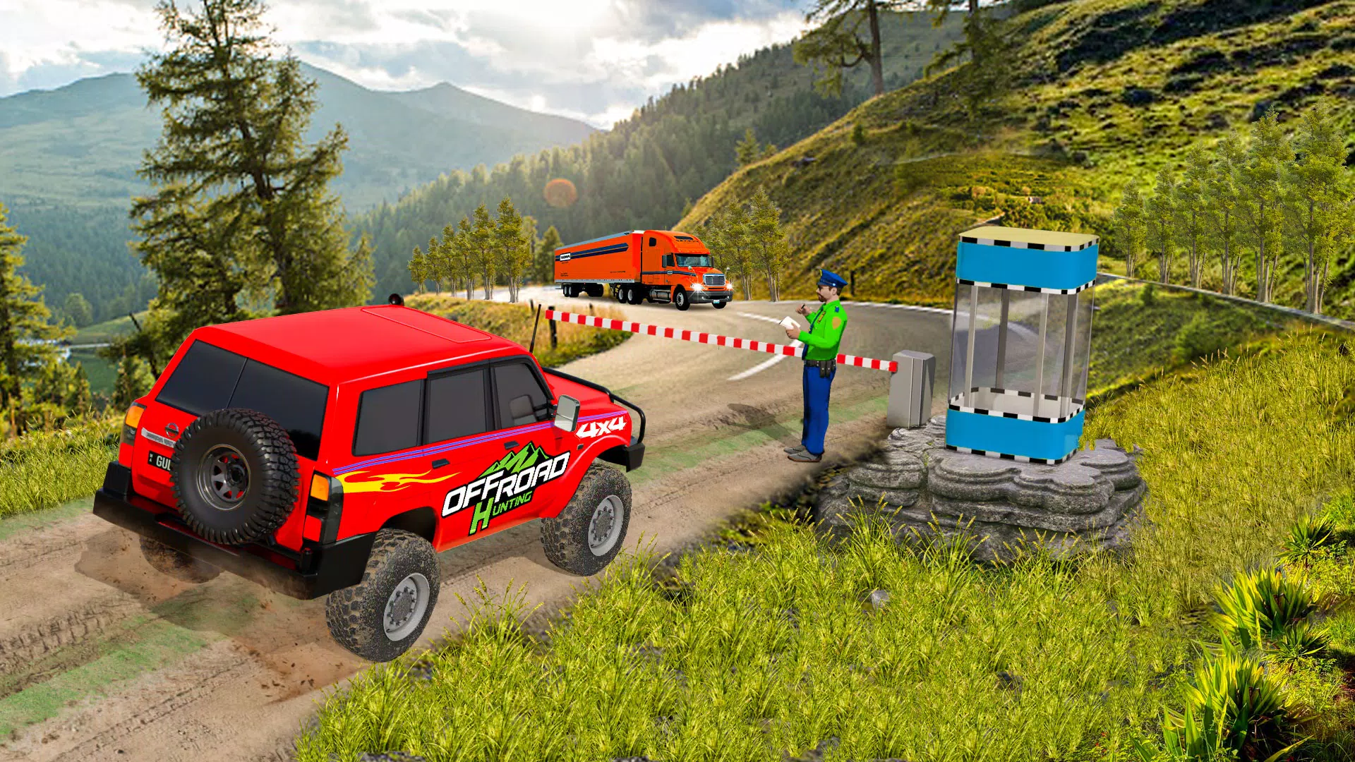 Off The Road-Hill Driving Game Captura de tela 1