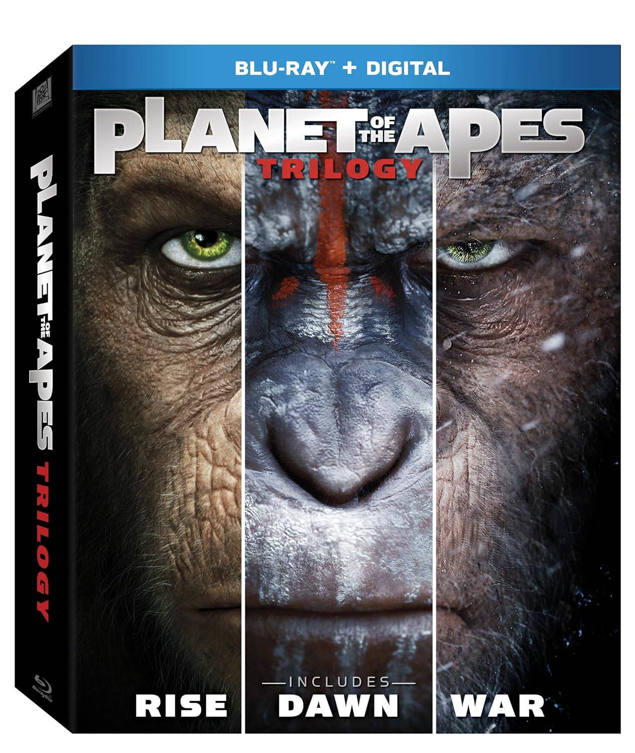 Colección Blu-ray de la trilogía de Planet of the Apes