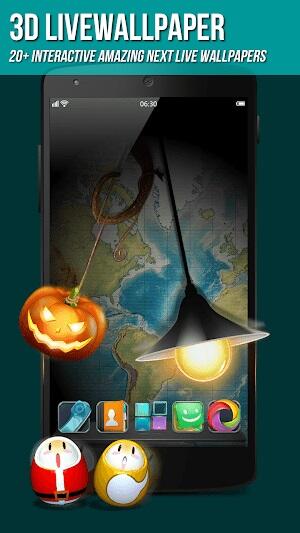 Next Launcher 3D Shell Captura de pantalla 2