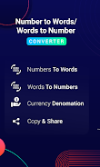 Numbers to Words Converter Скриншот 0