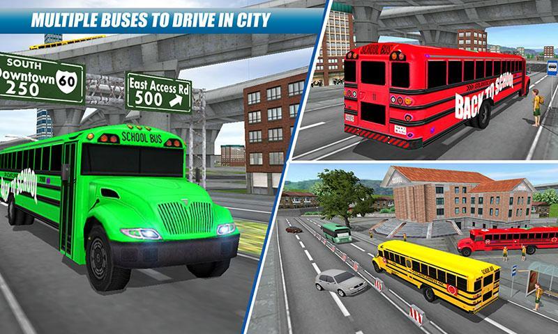 School Bus Driving Game スクリーンショット 3