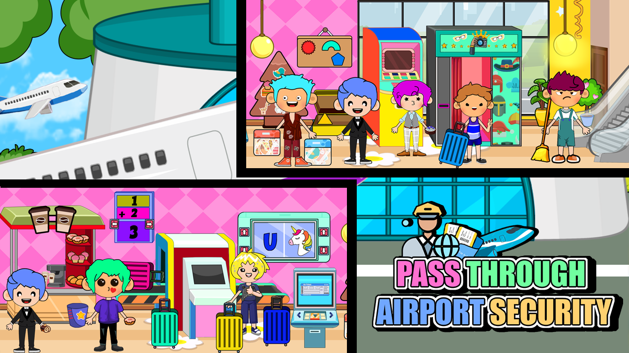 My Airport City : Pretend Town 스크린샷 1