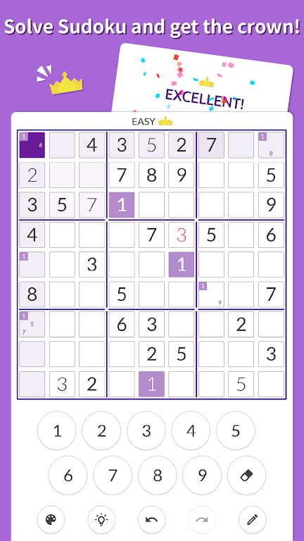 Sudoku Kingdom - Sudoku puzzle Screenshot 0