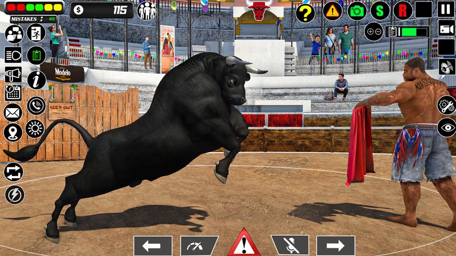 Wild Battle Craft: Bull Fight Capture d'écran 0